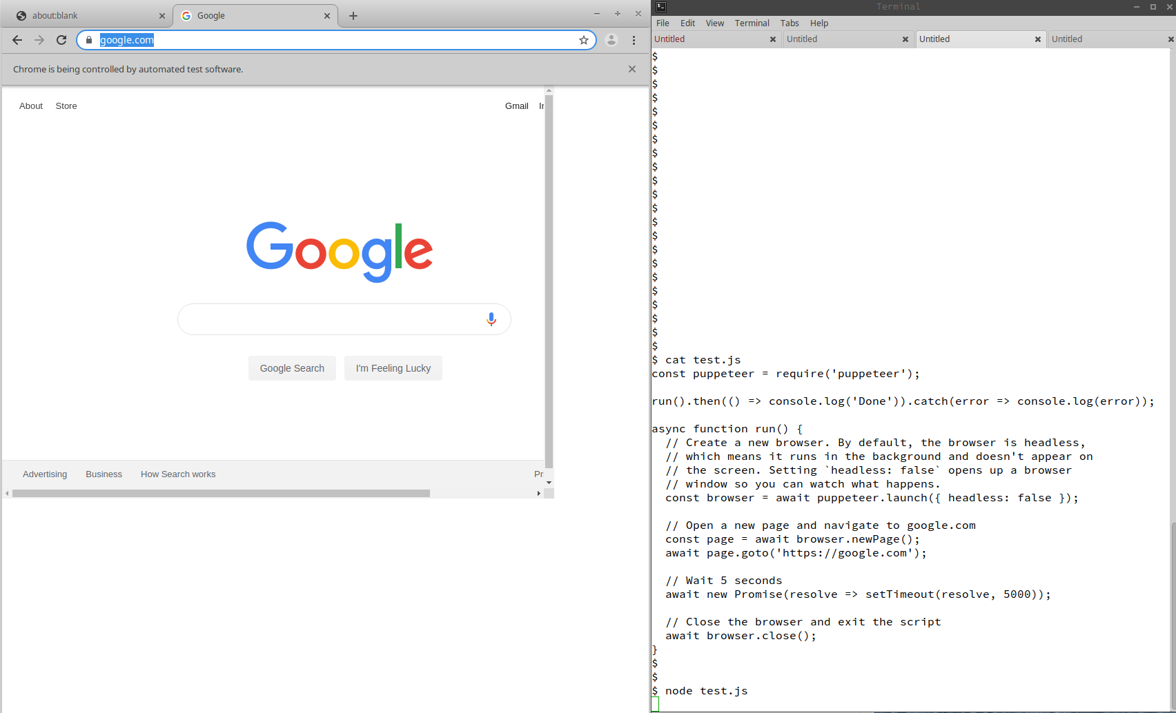 Puppeteer操作Chrome